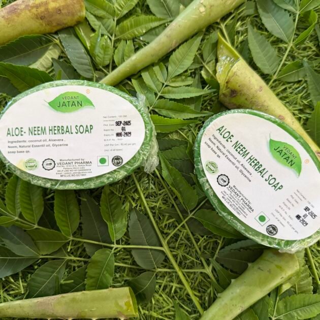 Aloevera Neem Herbal Bathing Soap pack of 1 (100gm)